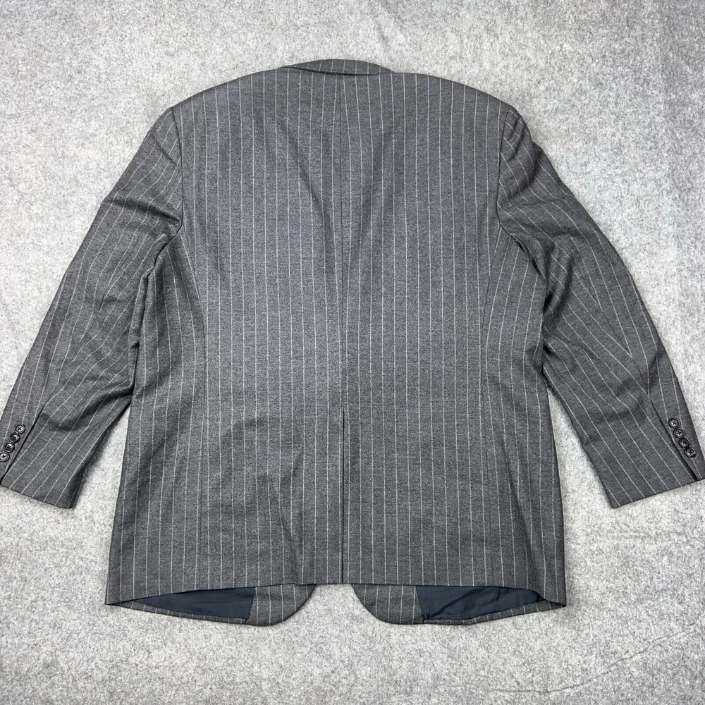 Brooks Brothers Golden Fleece Blazer Men 48R Gray Pinstripe Sport Coat Jacket US